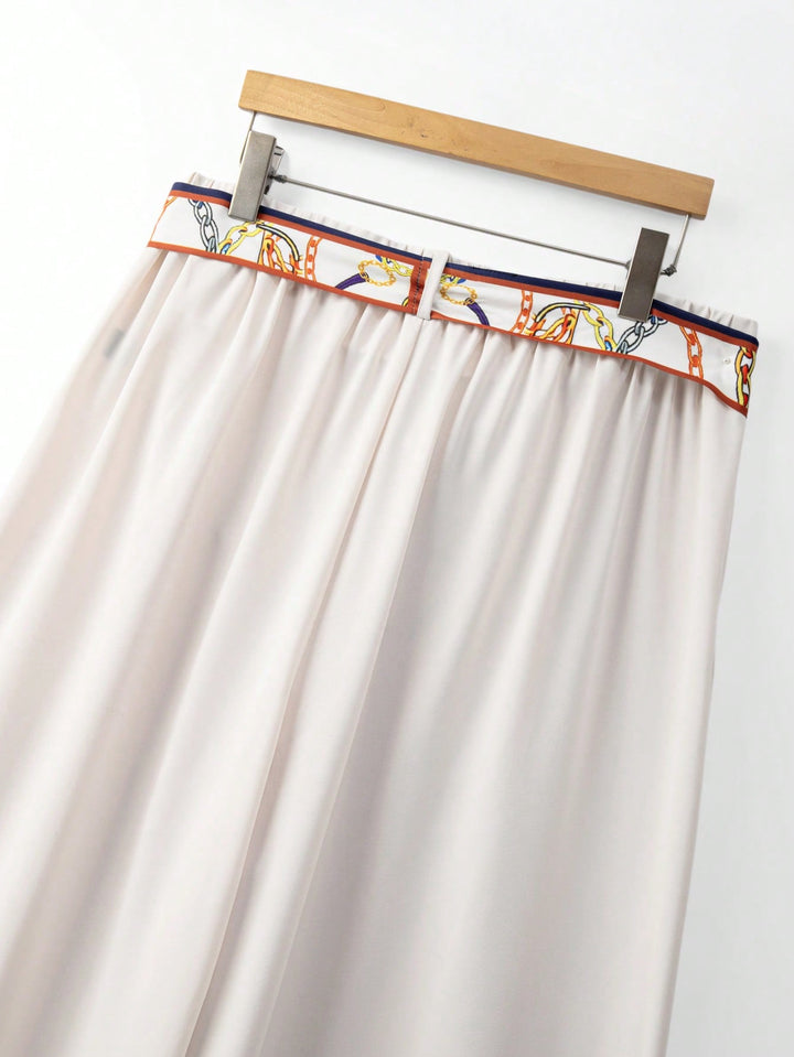 Pantalon de costum SHEIN, bej