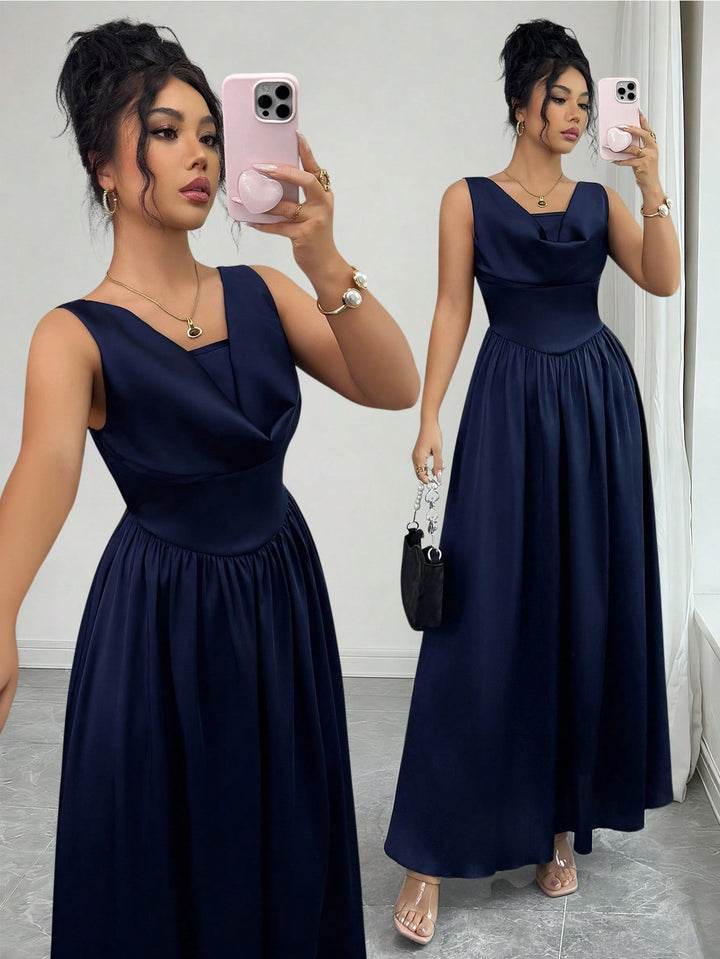 Rochie maxi SHEIN, albastru