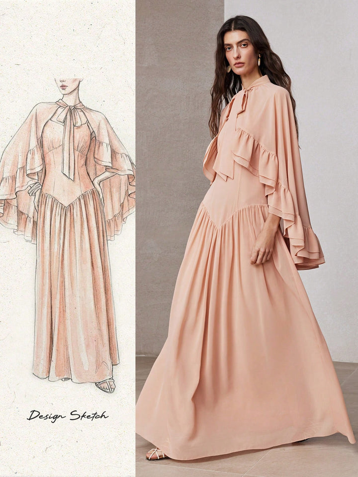 Rochie maxi SHEIN, roz