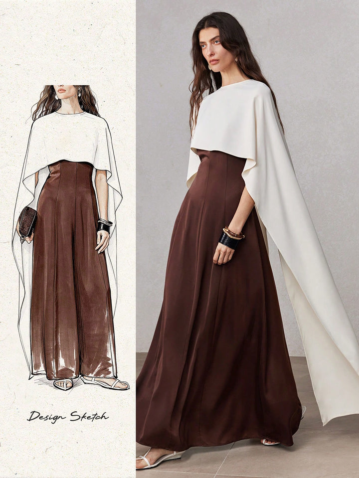 Rochie maxi SHEIN, maro