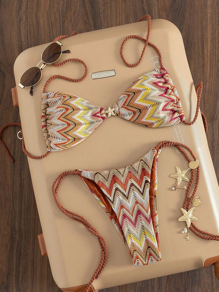 Set bikini SHEIN, mix culori