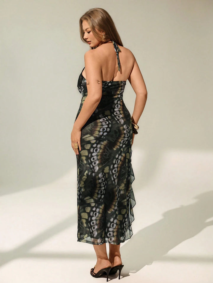 Rochie maxi SHEIN, mix culori