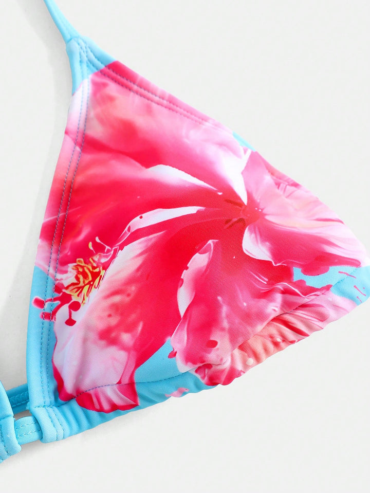 Set bikini SHEIN, albastru