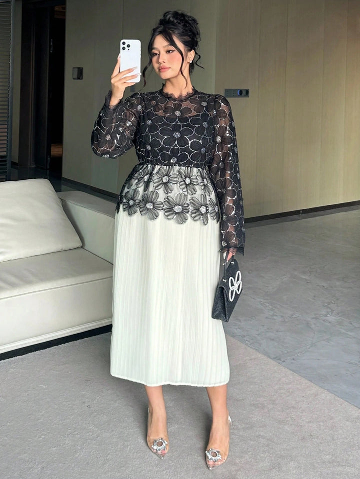 Rochie maxi SHEIN, mix culori