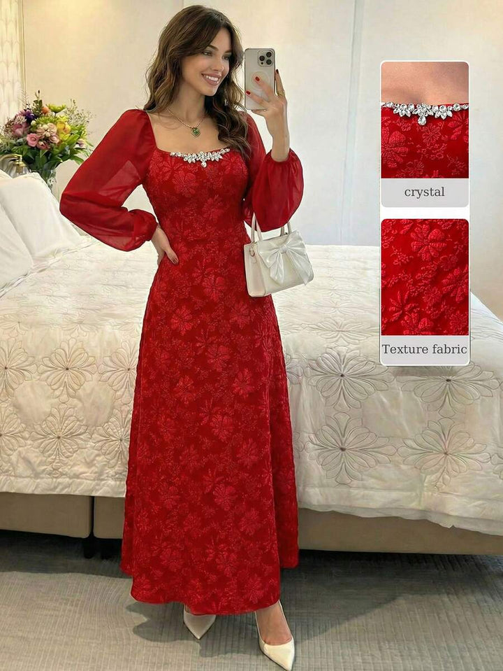 Rochie maxi SHEIN, roșu