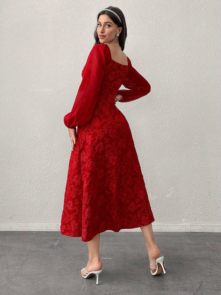 Rochie maxi SHEIN, roșu