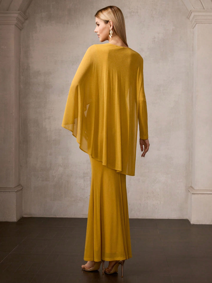 Rochie de ocazie SHEIN, galben
