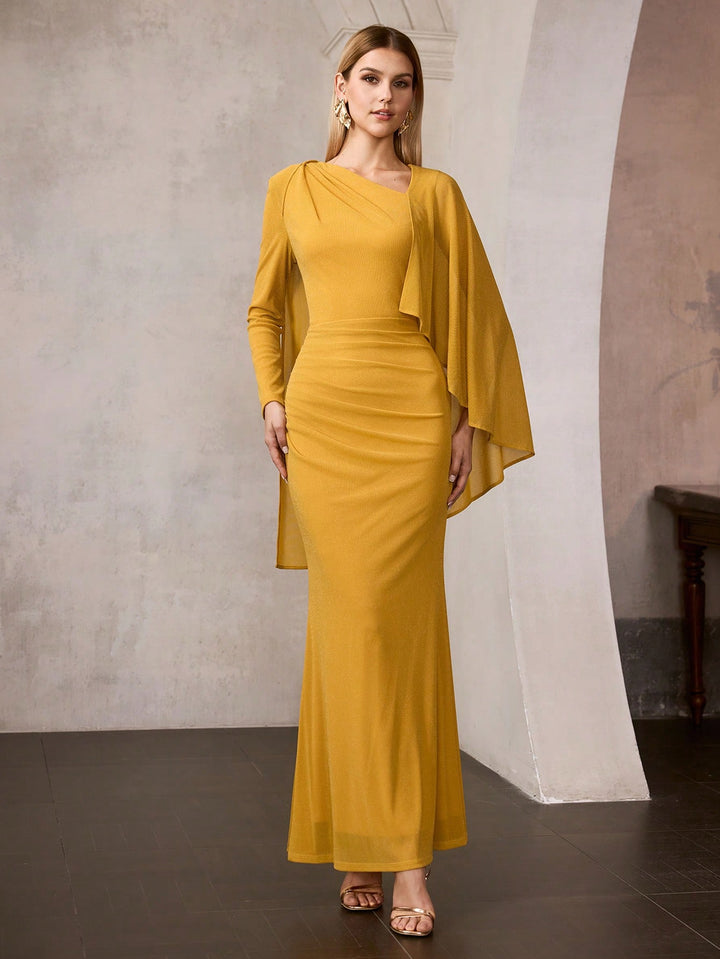 Rochie de ocazie SHEIN, galben