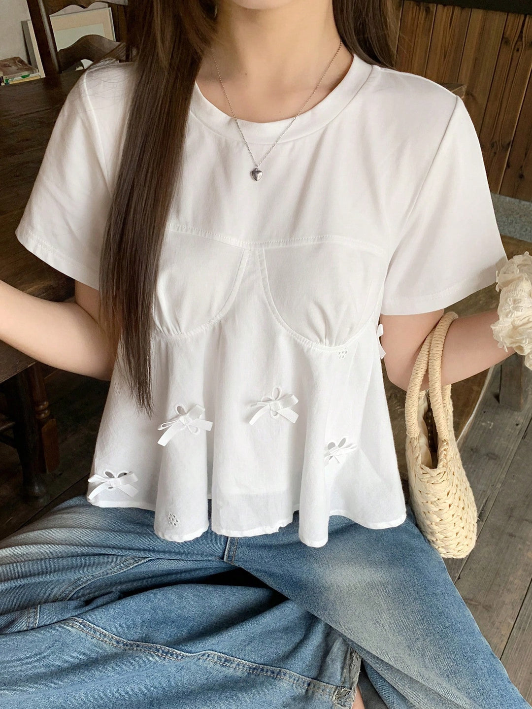 Tricou SHEIN, alb