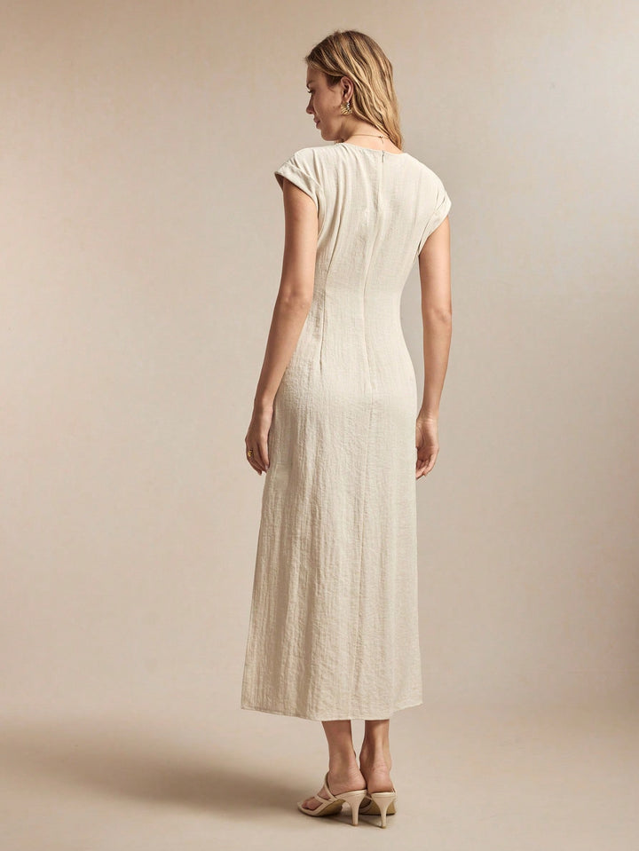 Rochie maxi SHEIN, portocaliu