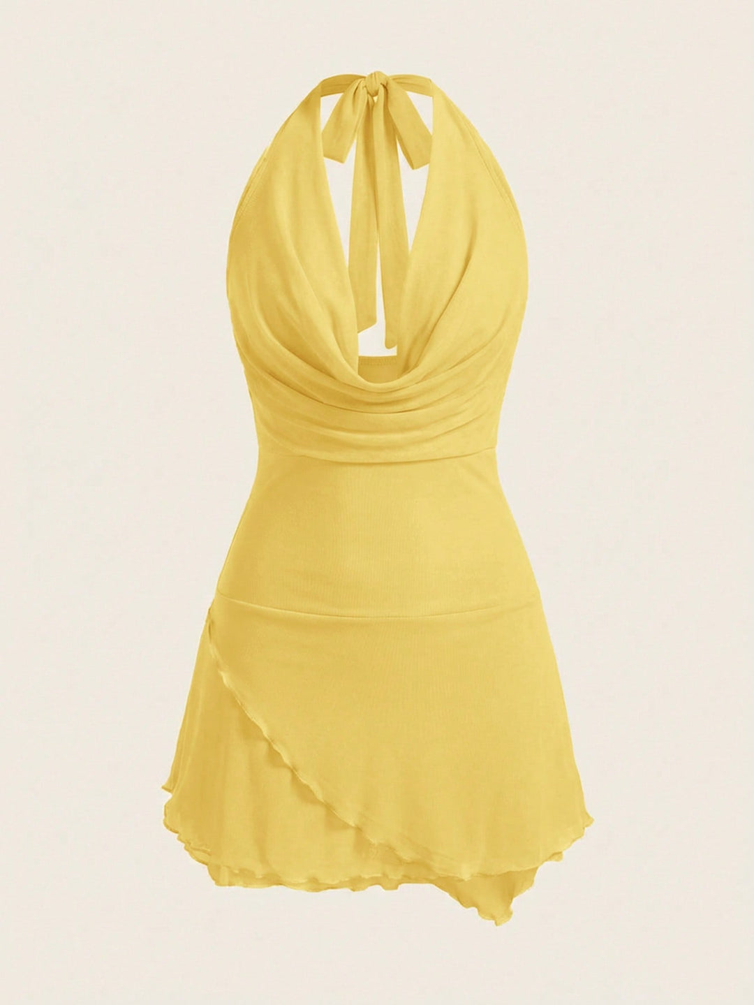 Rochie scurtă SHEIN, galben