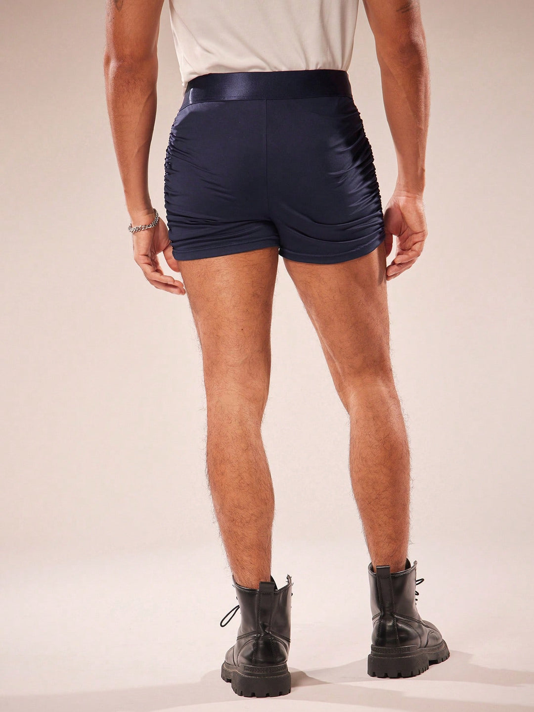 Pantaloni scurți SHEIN, albastru