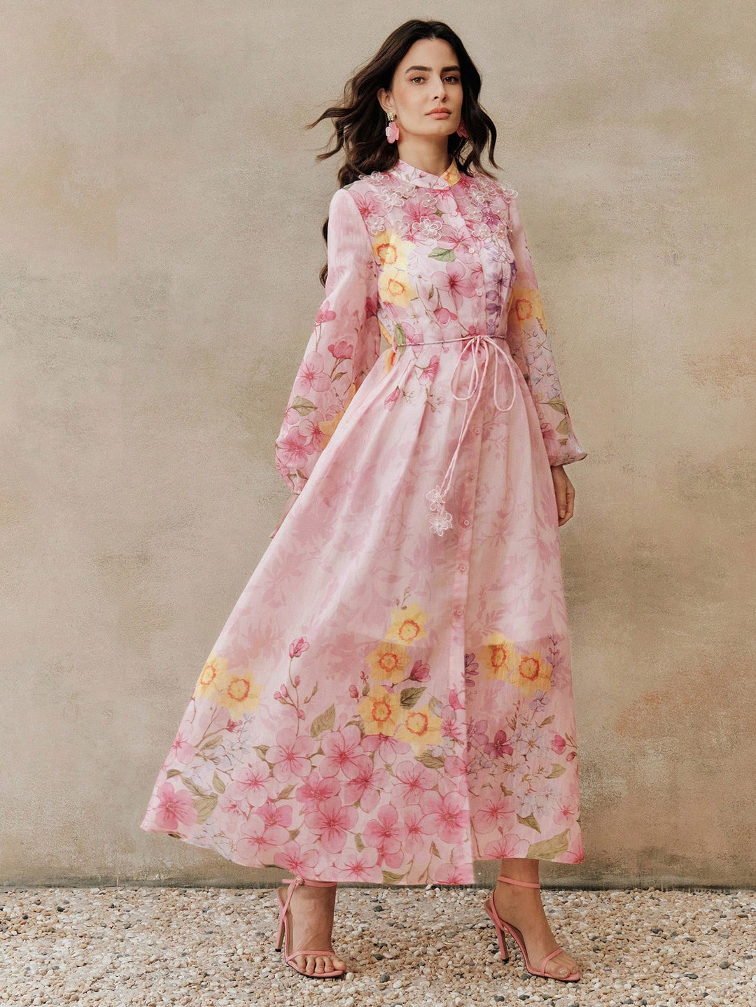 Rochie maxi SHEIN, mix culori