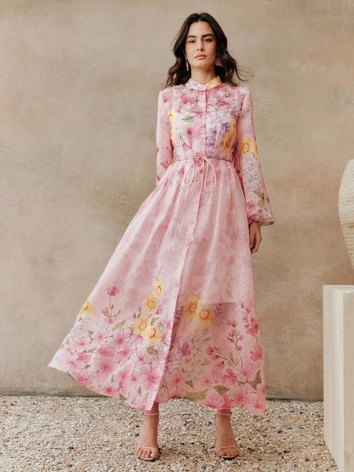 Rochie maxi SHEIN, mix culori
