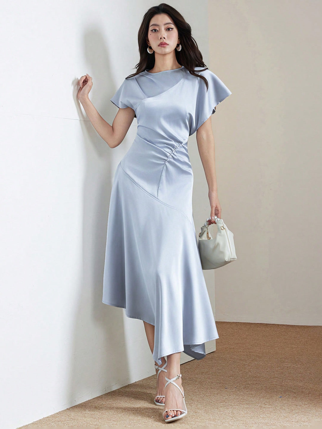 Rochie maxi SHEIN, albastru