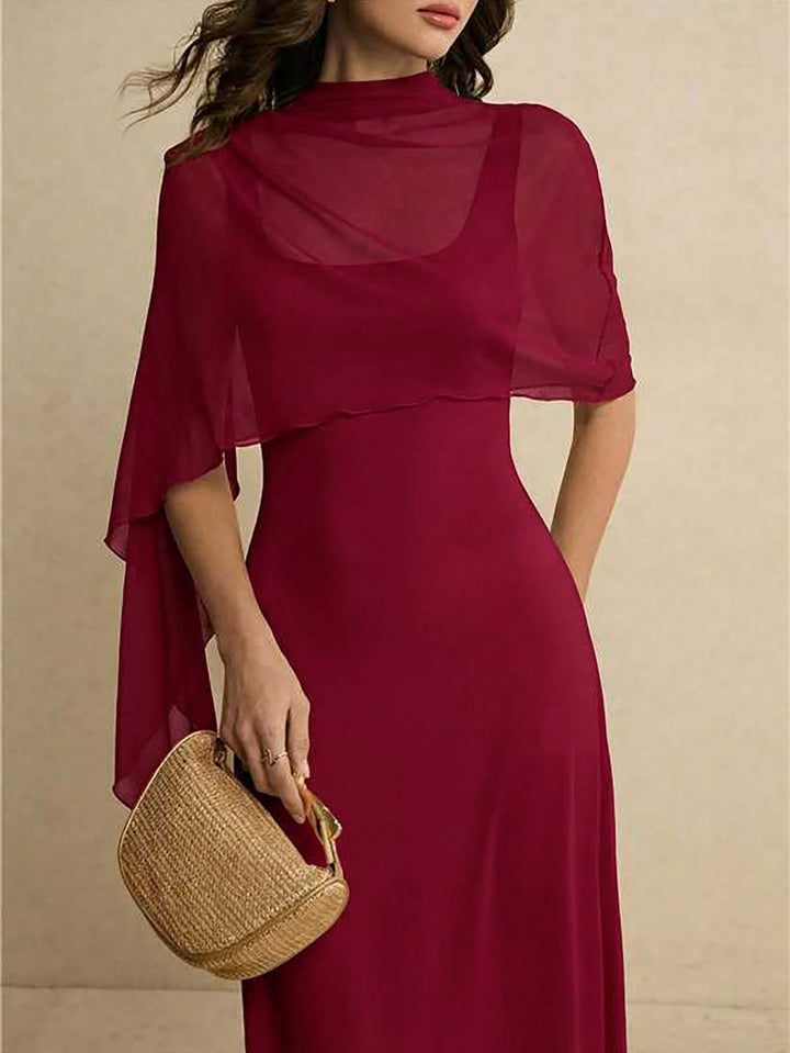 Rochie maxi SHEIN, vișiniu