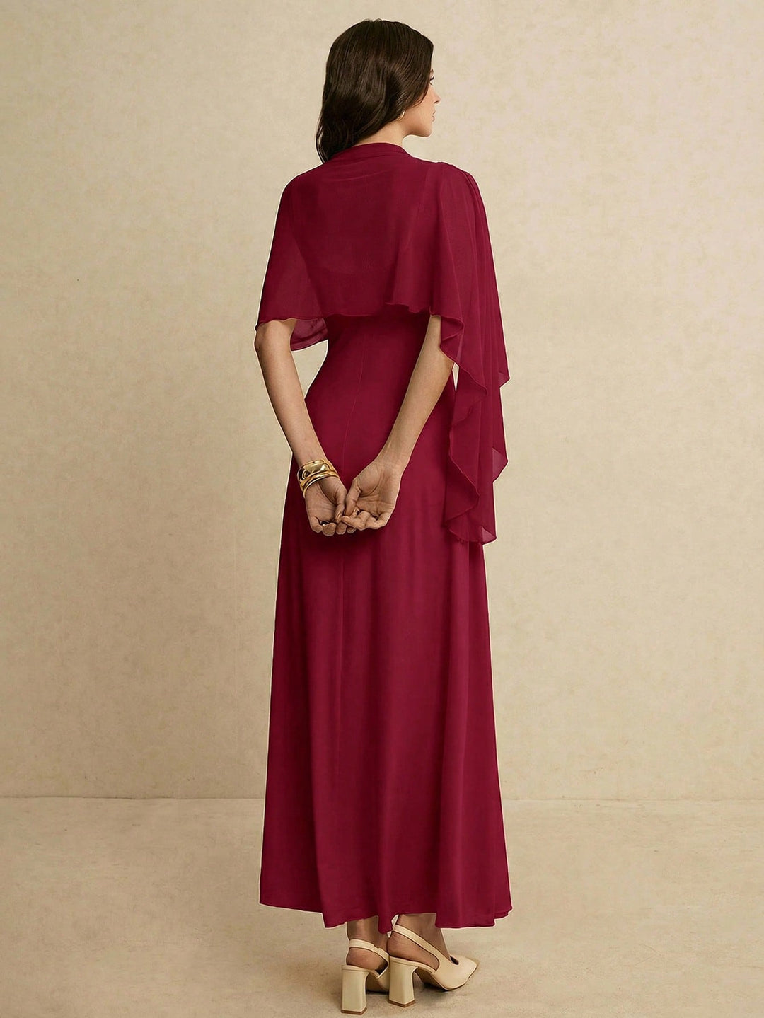 Rochie maxi SHEIN, vișiniu