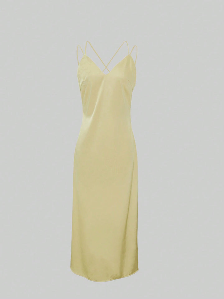 Rochie maxi SHEIN, galben