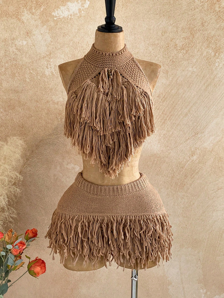 Choker SHEIN, kaki