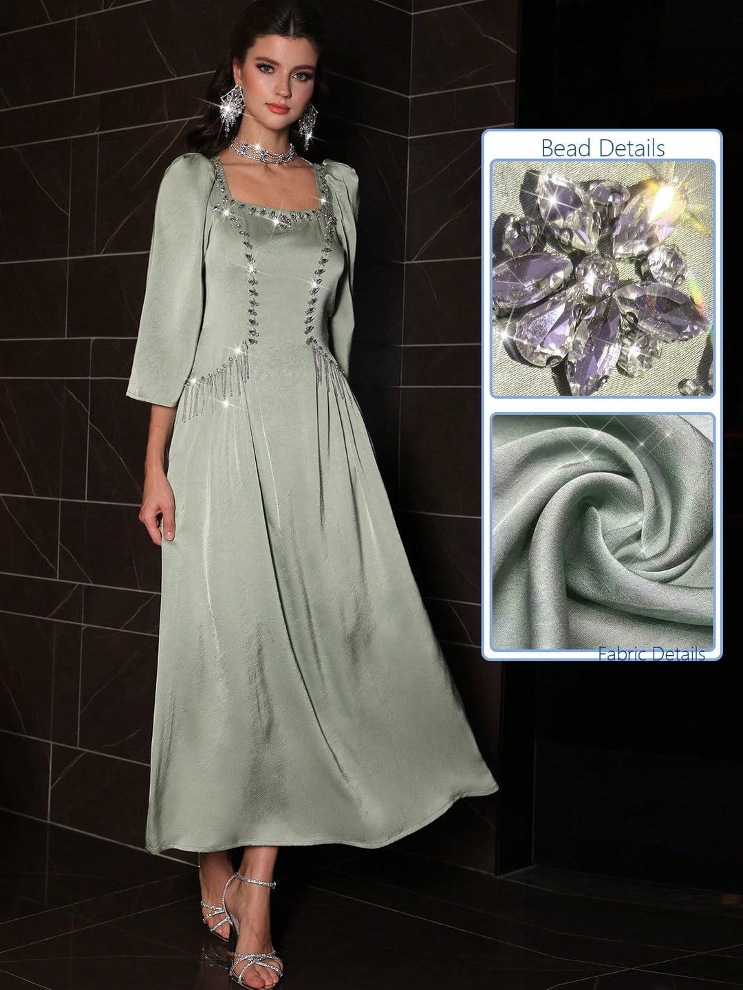 Rochie SHEIN, verde