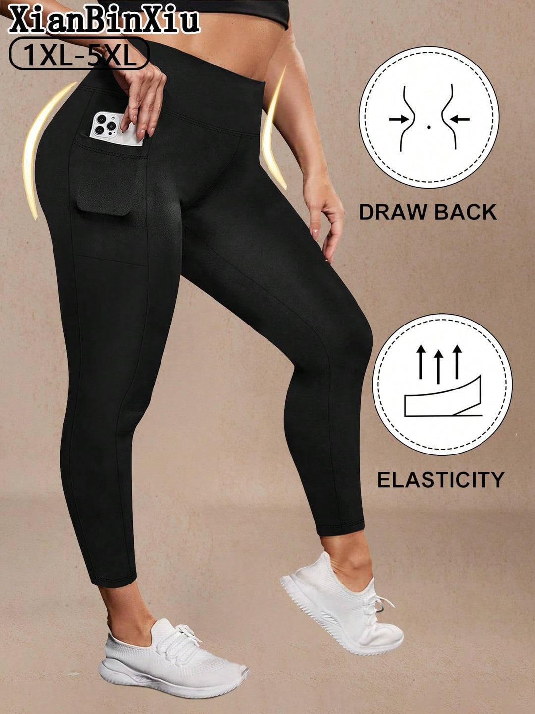 Colanti SHEIN, negru