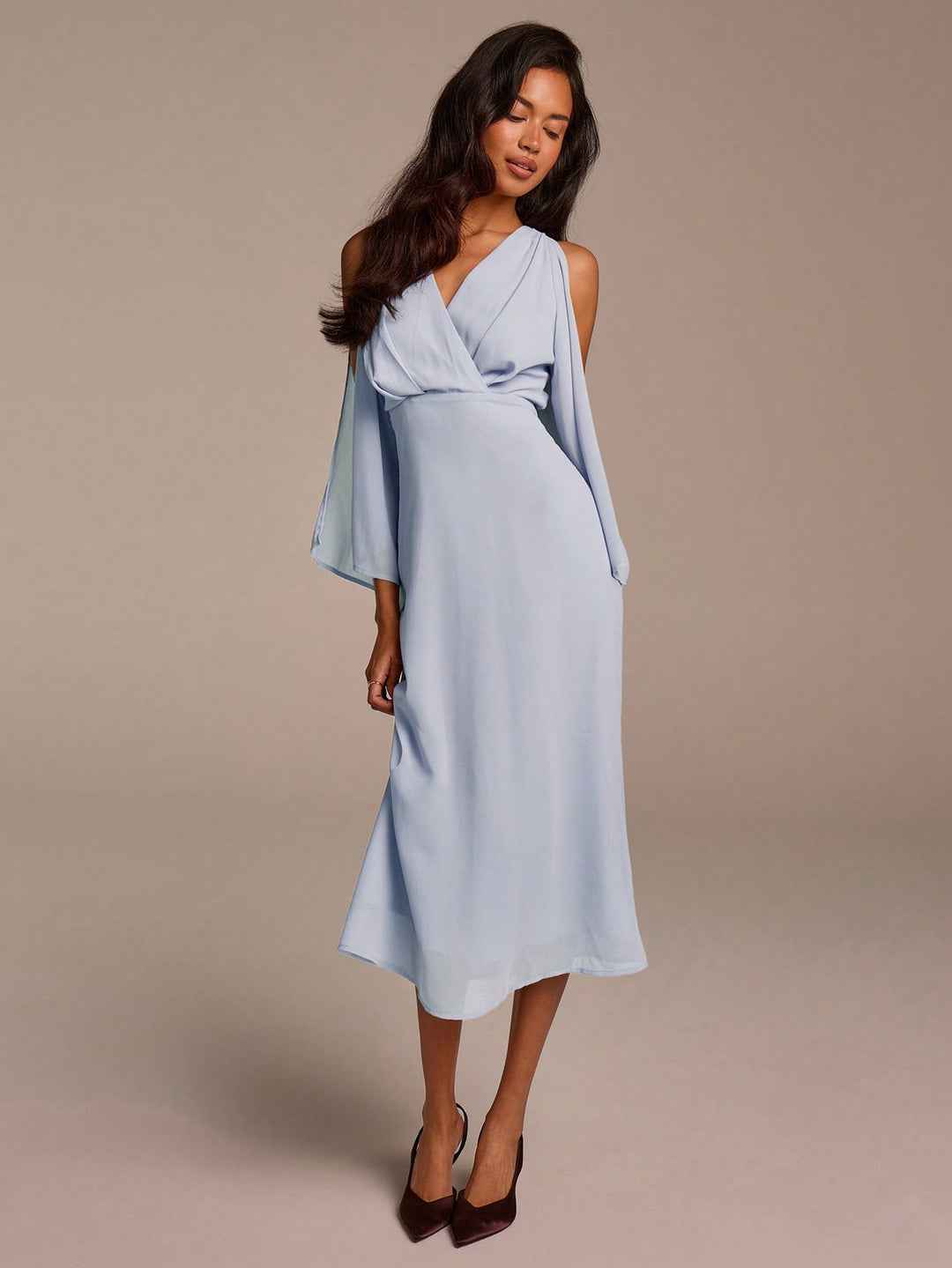 Rochie midi SHEIN, albastru