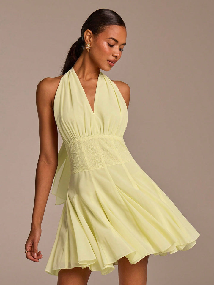 Rochie mini SHEIN, galben