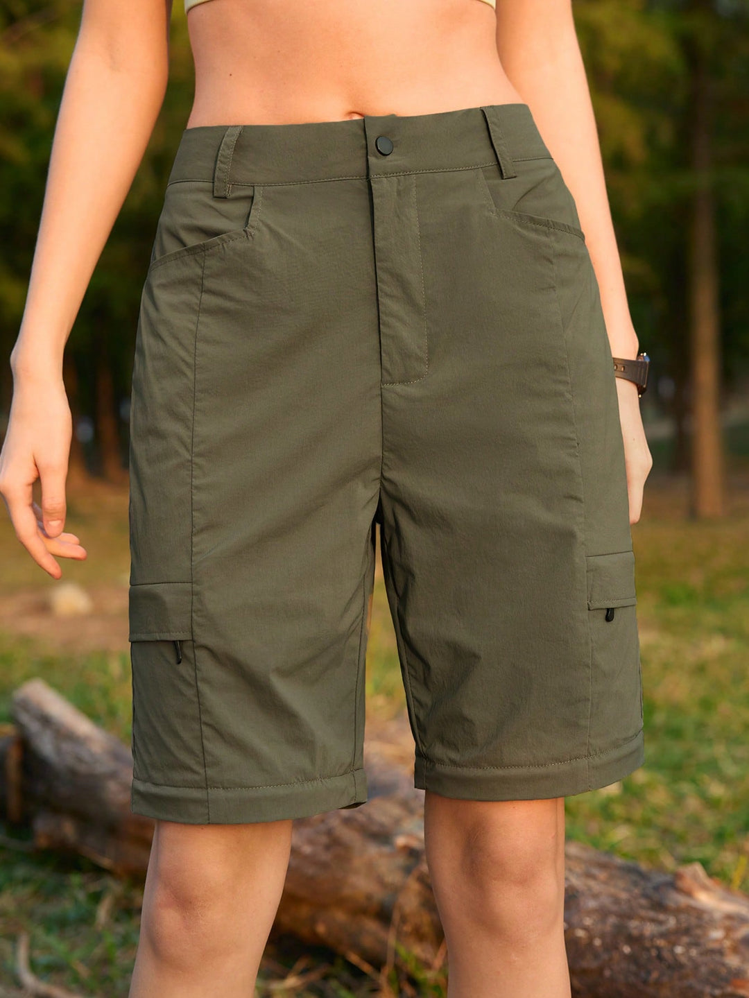 Pantaloni SHEIN, kaki
