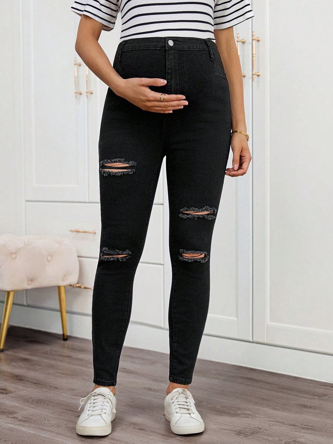 Jeans SHEIN, negru