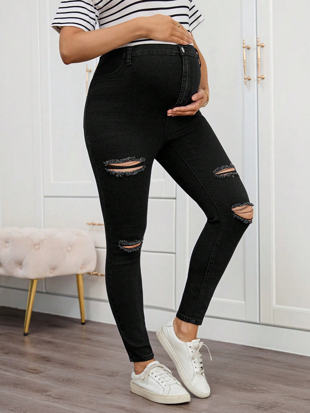 Jeans SHEIN, negru