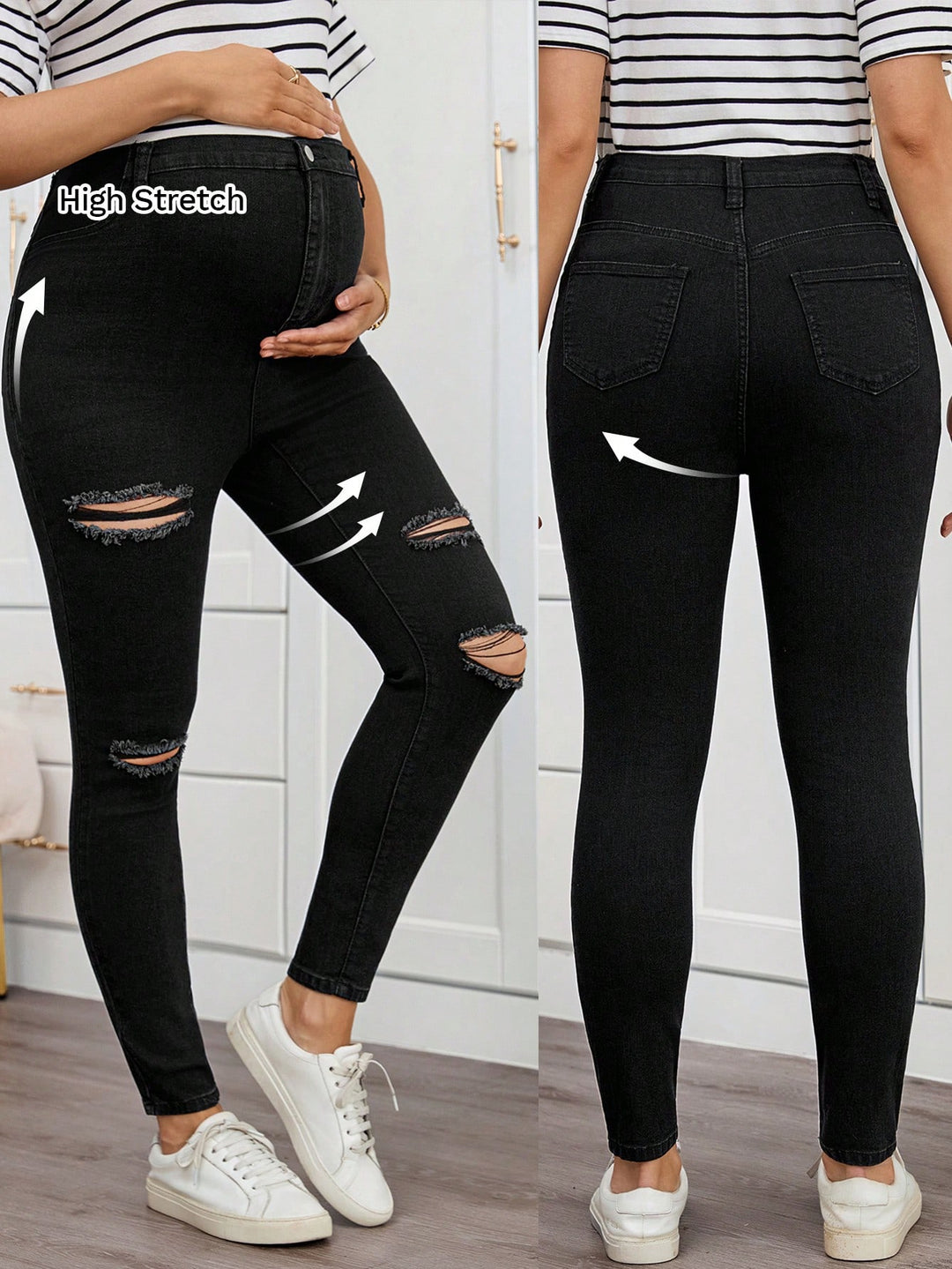 Jeans SHEIN, negru