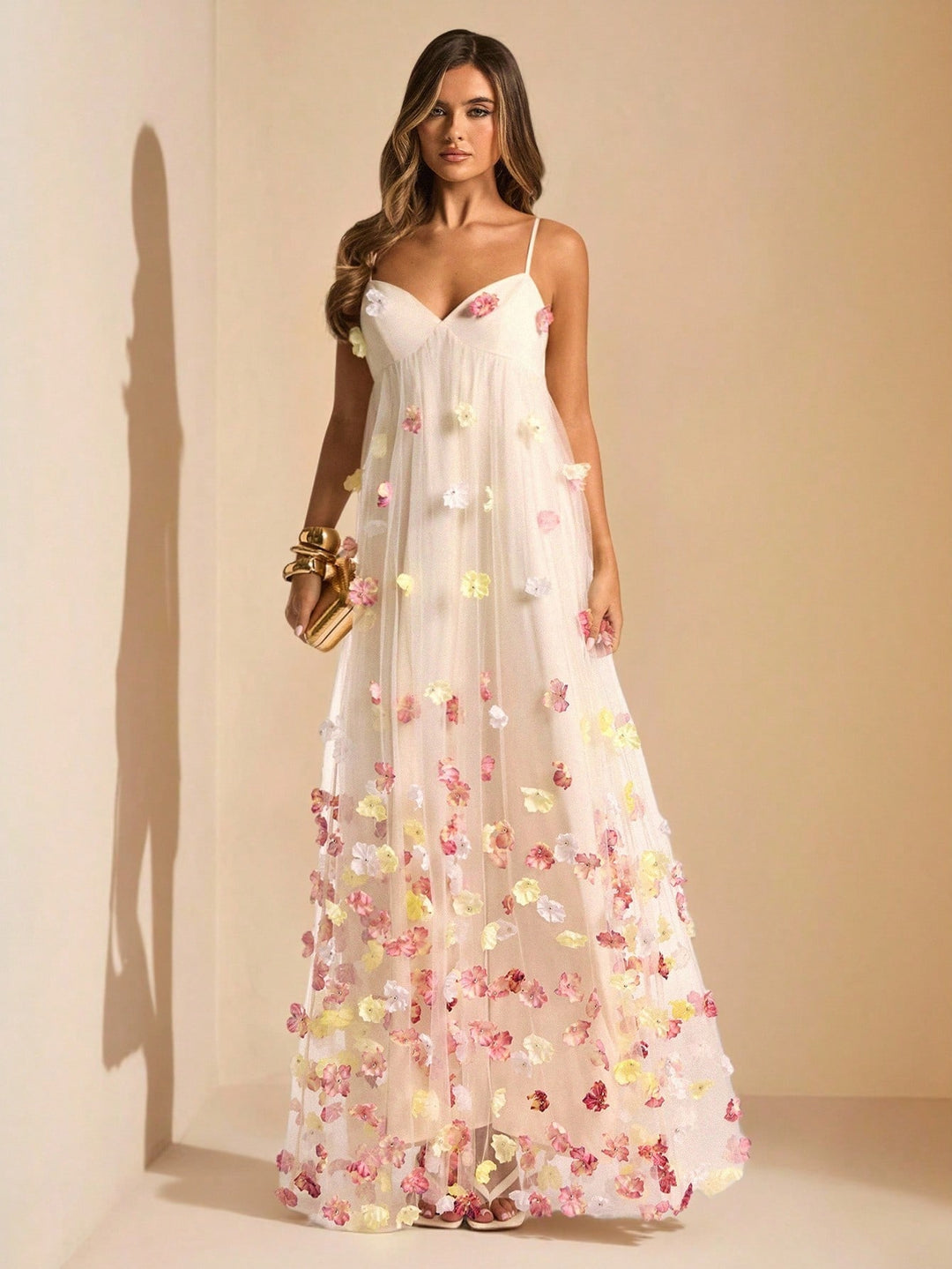 Rochie maxi SHEIN, roz