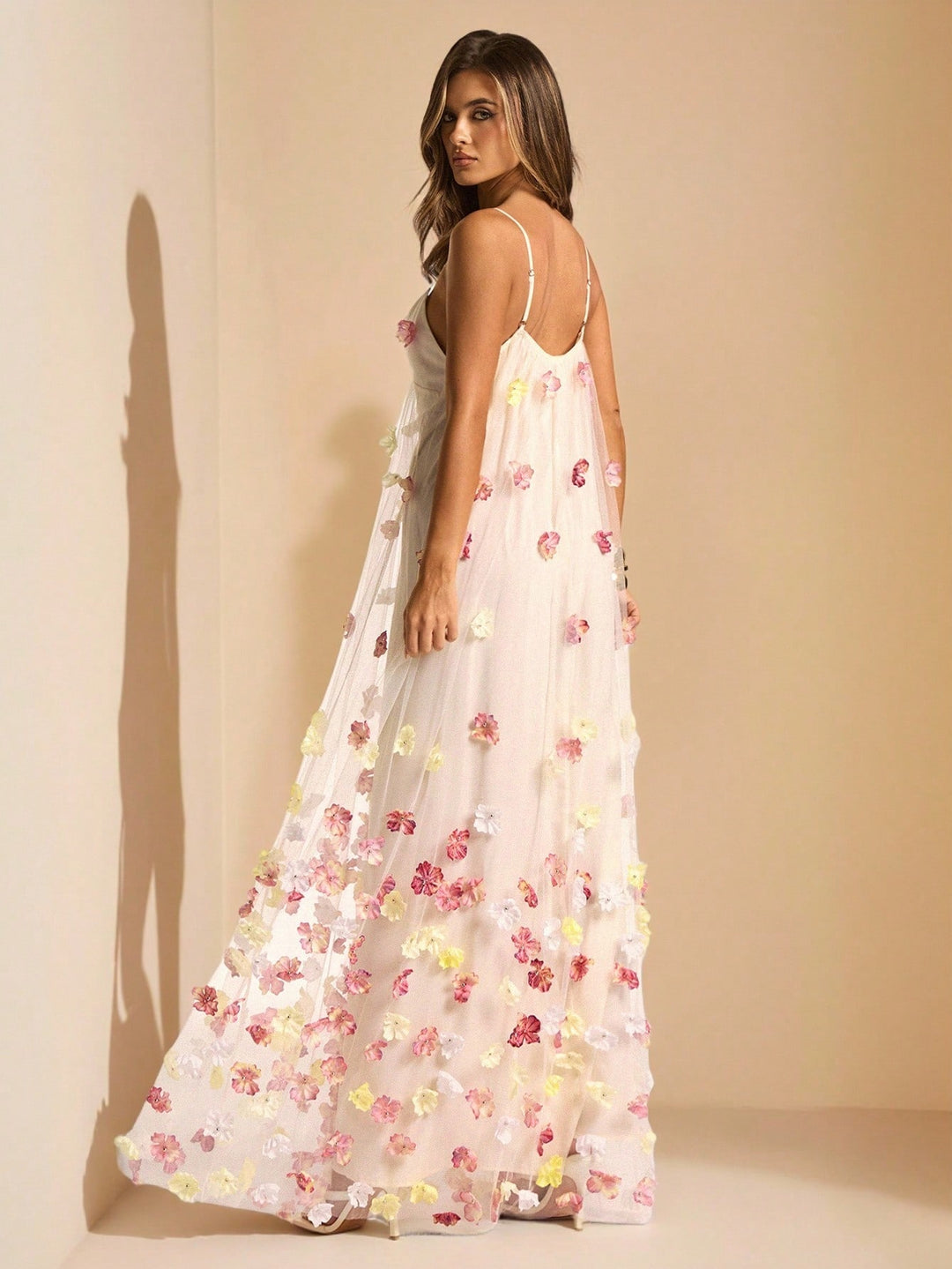 Rochie maxi SHEIN, roz