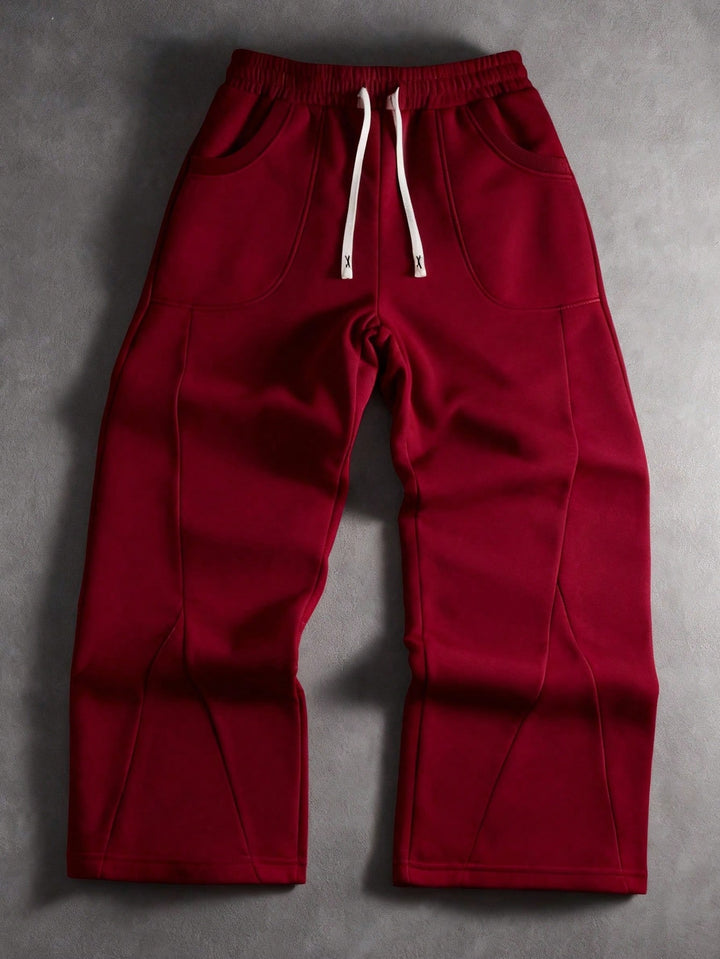 Pantaloni SHEIN, vișiniu