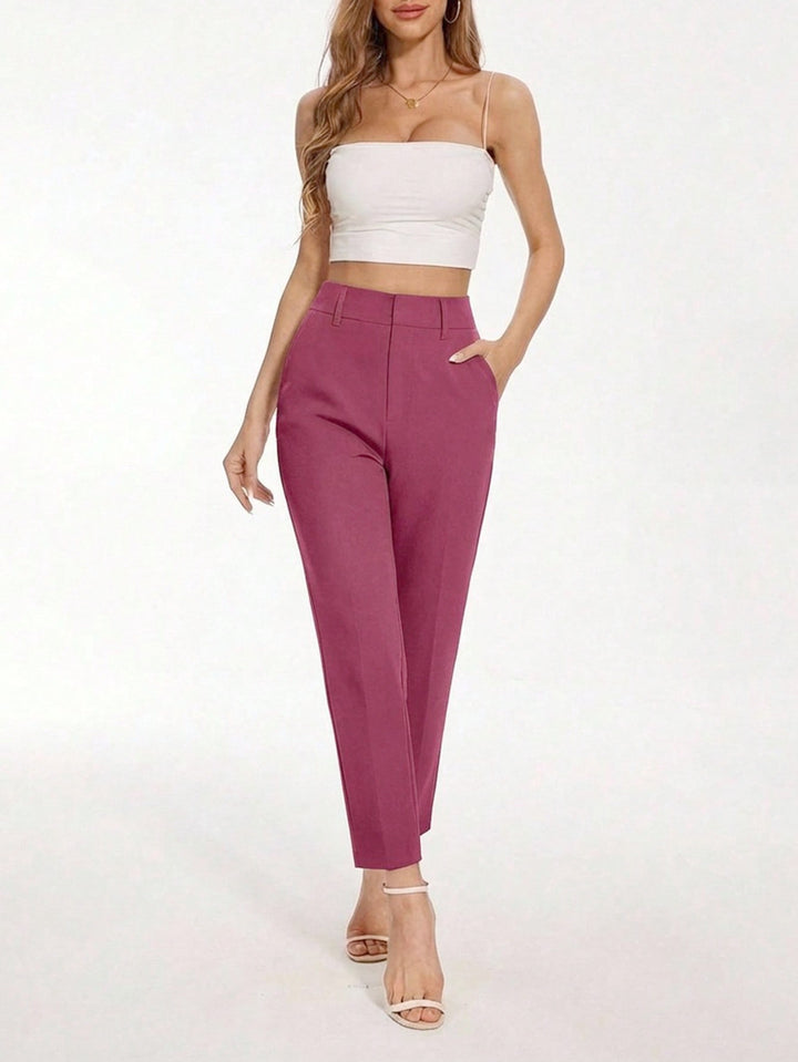 Pantaloni SHEIN, roz