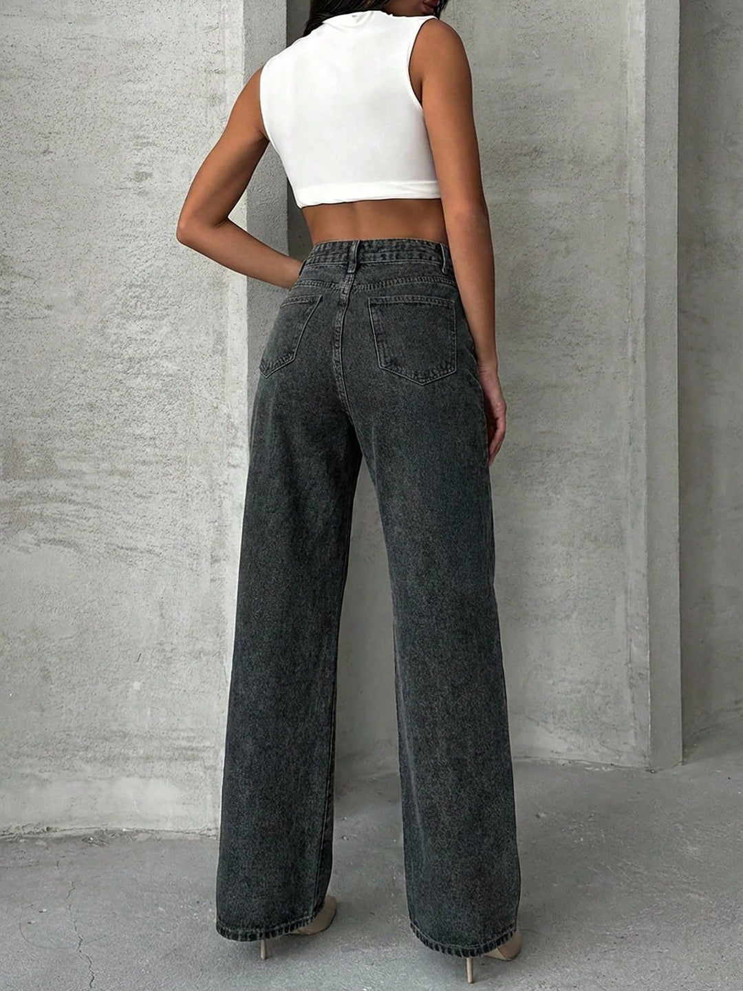 Jeans SHEIN, gri
