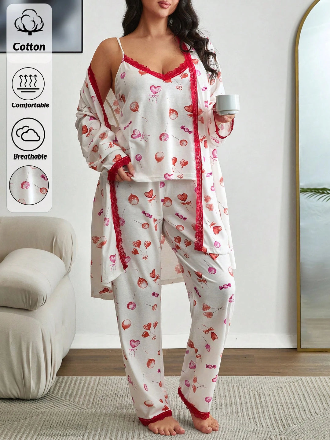 Set pijamale SHEIN, mix culori