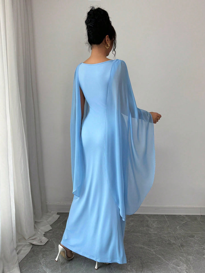 Rochie maxi SHEIN, albastru
