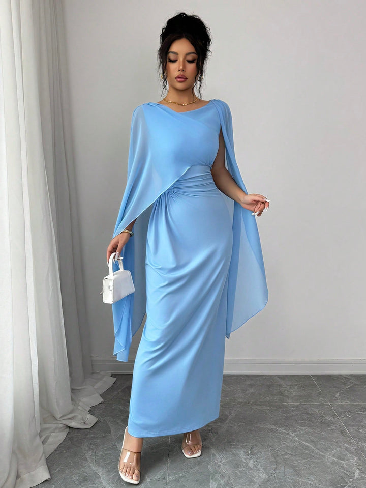 Rochie maxi SHEIN, albastru