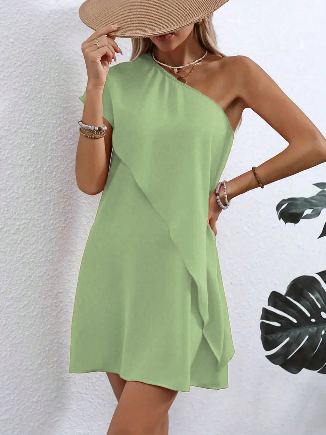 Rochie midi SHEIN, verde