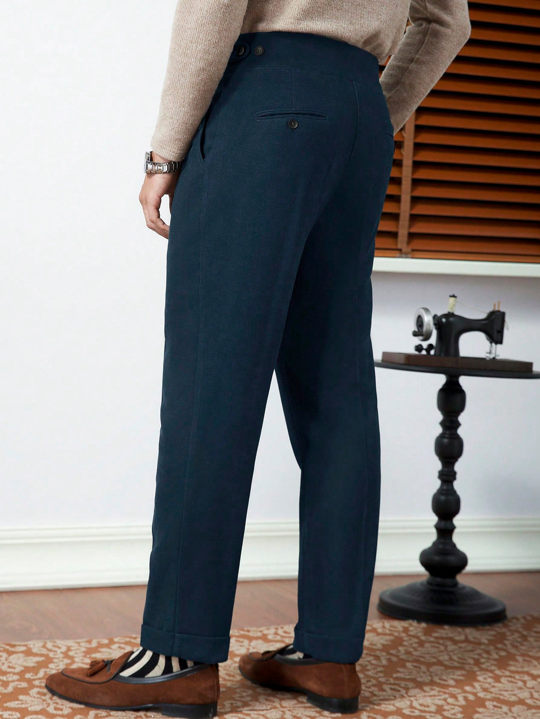 Pantalon SHEIN, albastru