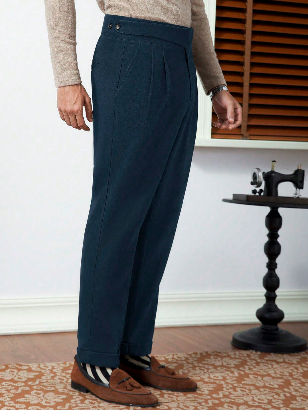 Pantalon SHEIN, albastru