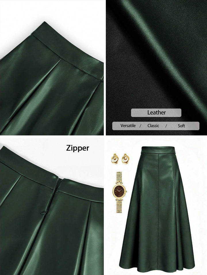 Fustă maxi SHEIN, verde