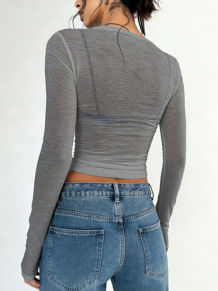 Top SHEIN, gri