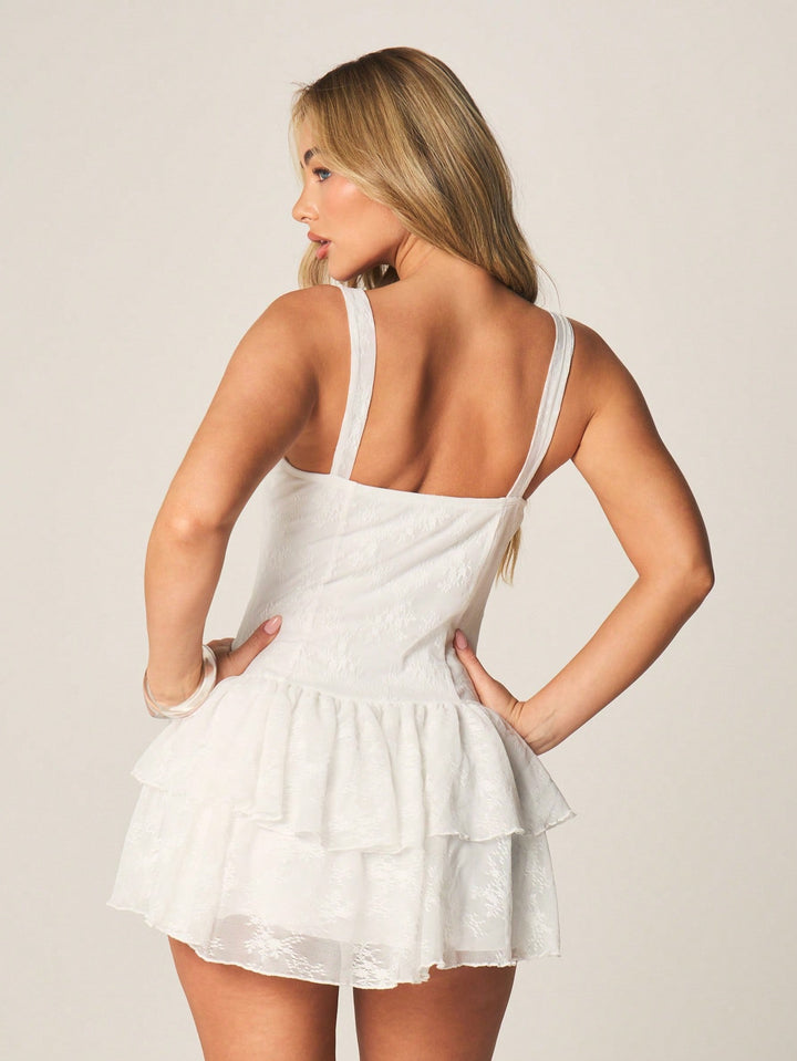 Rochie mini SHEIN, alb