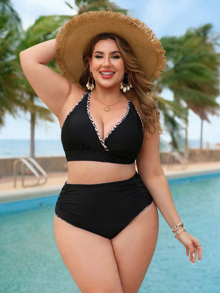 Set bikini de baie SHEIN, negru