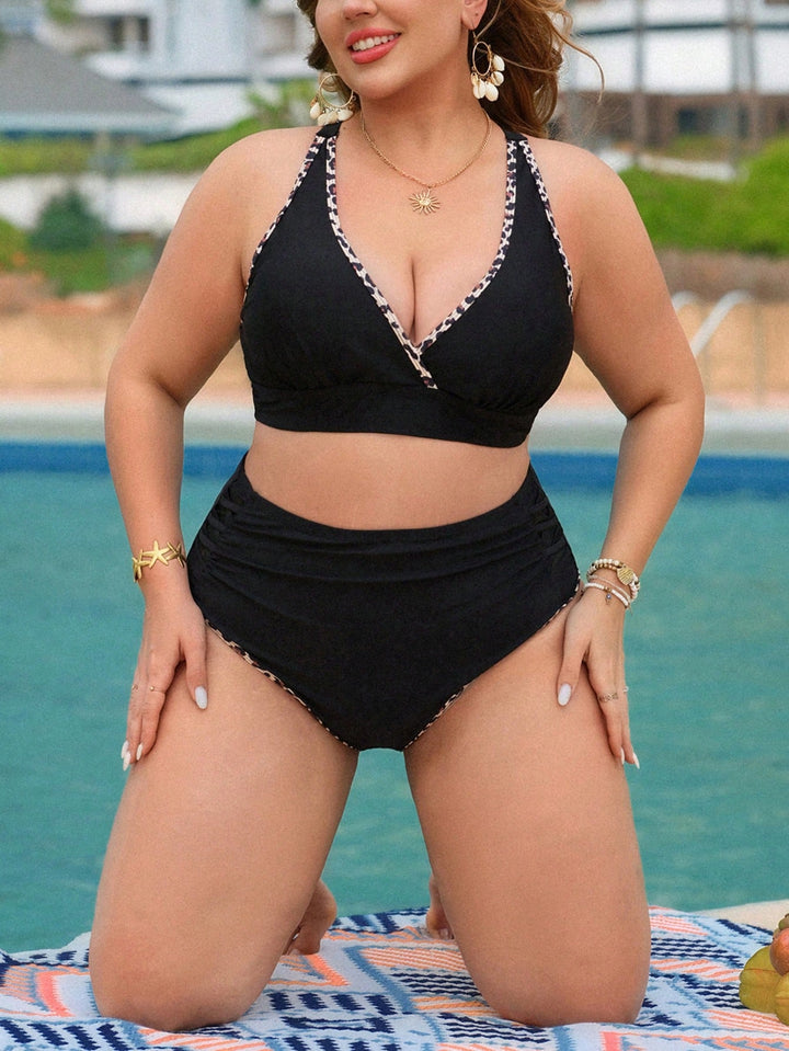 Set bikini de baie SHEIN, negru