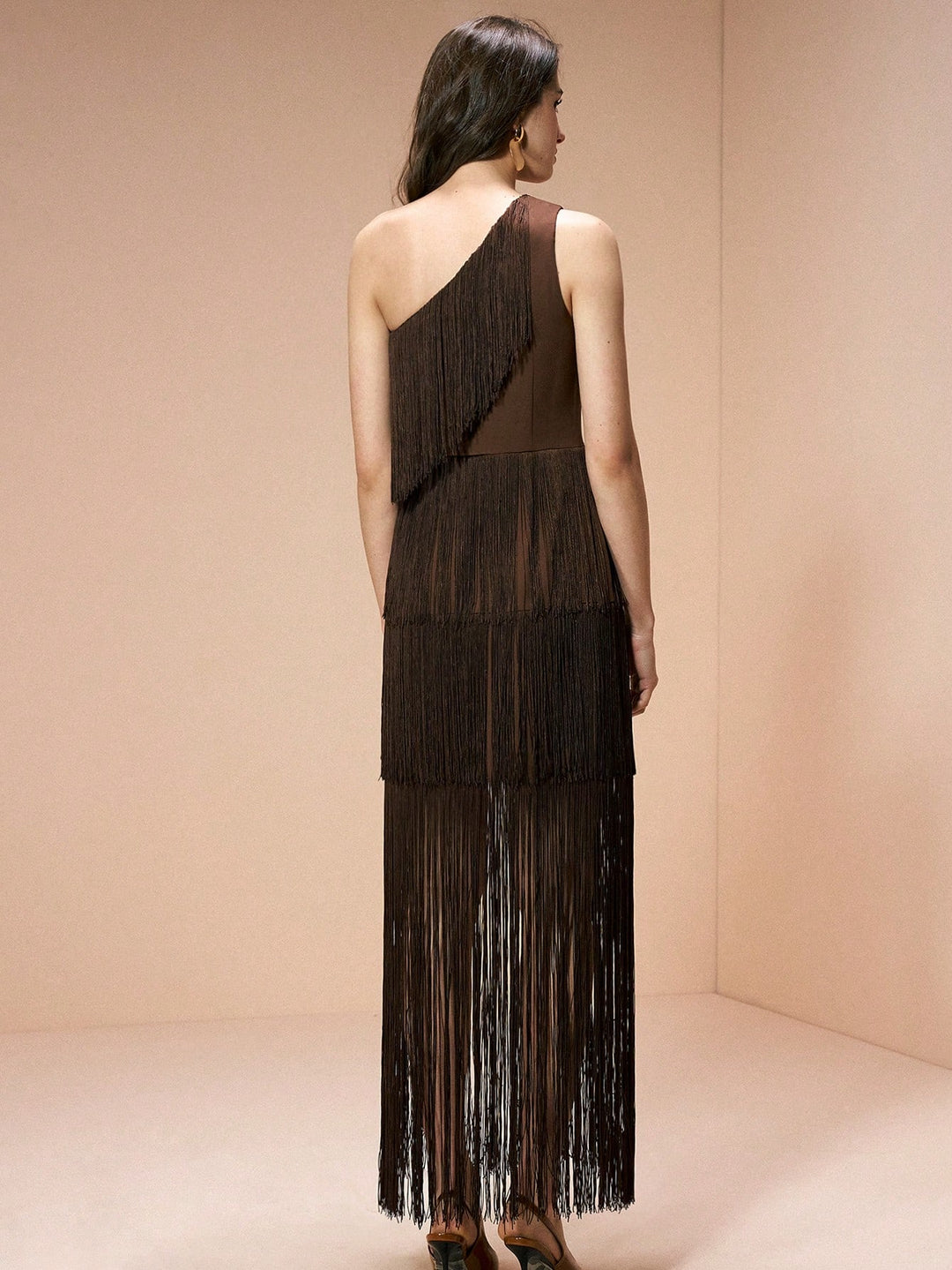Rochie maxi SHEIN, maro