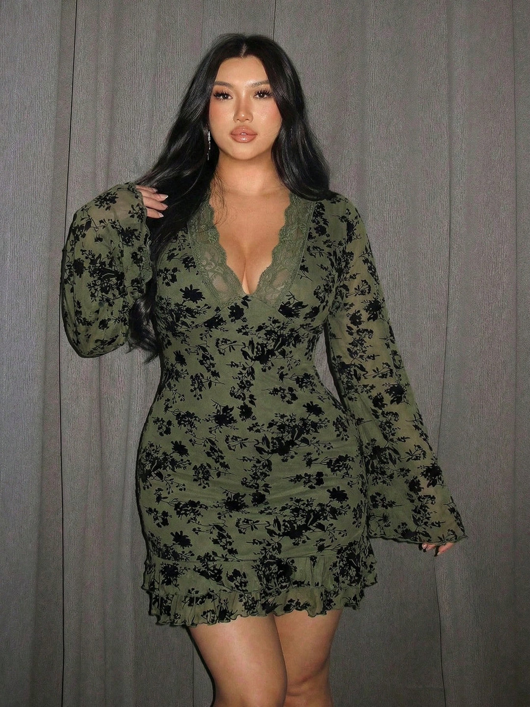Rochie SHEIN, verde