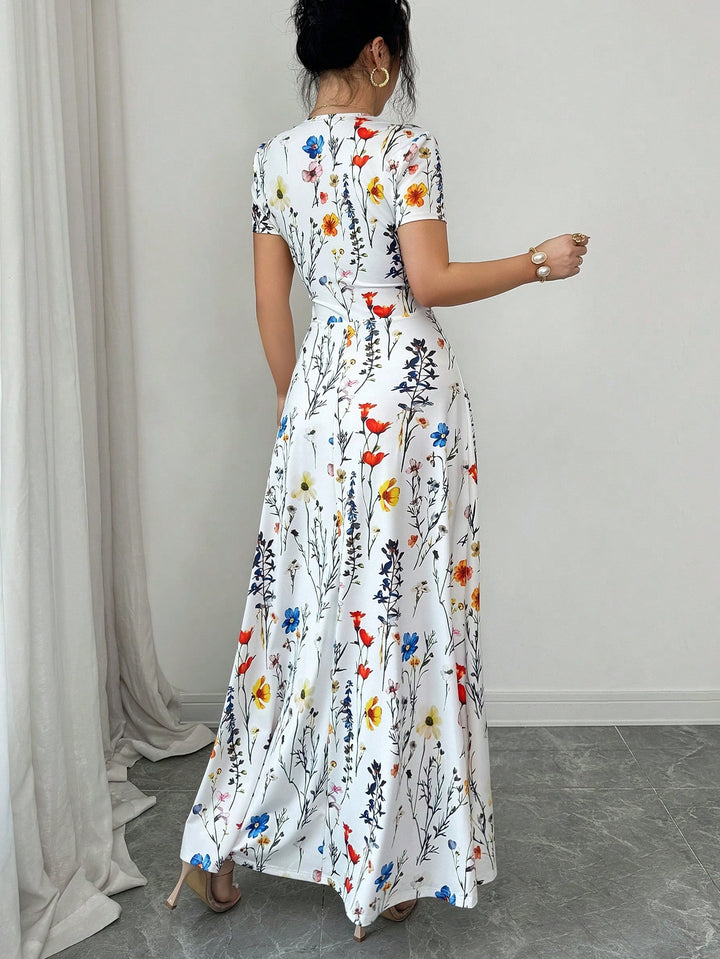 Rochie maxi SHEIN, alb